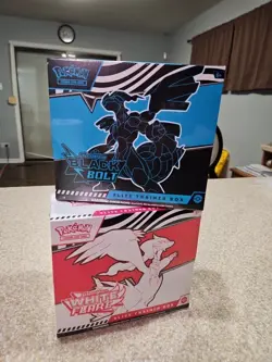 Pokemon Black Bolt and White Flare Elite Trainer Box ETB Set of 2 (1 Each) - Image 1