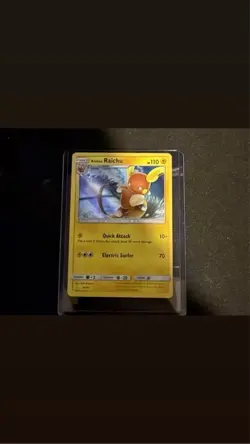 Pokemon Alolan Raichu 30/30 Sun & Moon Rare Holo Promo TCG- LP - Image 1