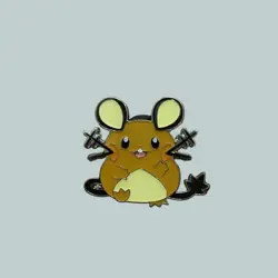Dedenne Pin from Shining Fates 2020 Official Pokemon Collector's Pin - Image 1