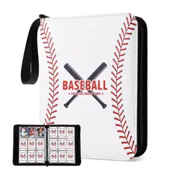 900 Pocket Baseball Card Binder with Sleeves - Trading Card Organizer - Image 1