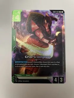 GUNDAM TCG CARD GAME - GD01-023 LR CHAR'S GELGOOG - FOIL - Image 1