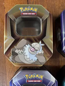 Lot Of 4 Empty Pokemon Trading Card Tins - Image 2