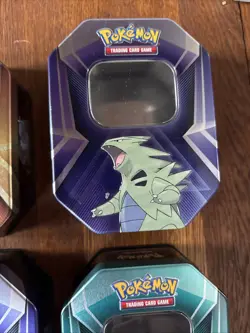 Lot Of 4 Empty Pokemon Trading Card Tins - Image 3