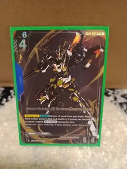 gundam card game unicorn gundam 02 banshee (destroy mode) lr+ ALT ART - Image 1