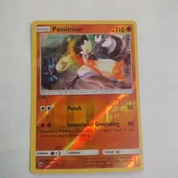 Pokemon Card Burning Shadows Passimian 79/147 Reverse Holo Rare - NM/MT - Image 1