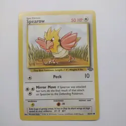 SPEAROW Jungle 62/64 Unlimited WOTC Pokemon Card Near Mint - Mint - Image 1
