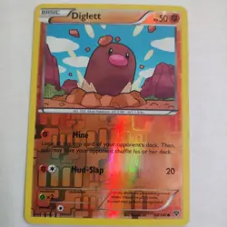 Diglett 58/146 Holo - XY Base Set - Pokemon Card - Image 1