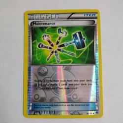 Maintenance #96/111 XY: Furious Fists Uncommon Reverse Holo LP Pokemon Card 4B - Image 1