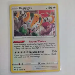 Regigigas 130/189 Holo Rare Astral Radiance Pokemon Card -Same Day Shipping! - Image 1