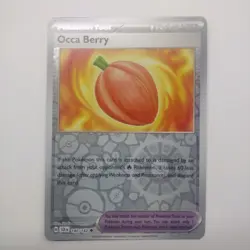 Occa Berry Pokemon Reverse Holo Card 140/142 - Same Day Shipping! - Image 1