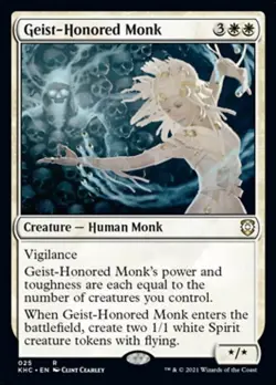Geist-Honored Monk ~ Commander: Kaldheim [ NearMint ] [ Magic MTG ] - Image 1