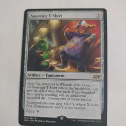 MTG Unfinity Souvenir T-Shirt 192 Regular Rare Magic The Gathering - Image 1