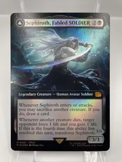 mtg Famous Soldier Sephiroth English Expansion FOIL FF 234398 - Image 1