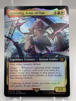 mtg lightning scene drive english expansion FOIL FF 234605 - Image 1