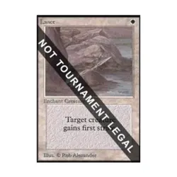 WOTC MtG Collector's Ed Lance (CE) (U) EX - Image 1