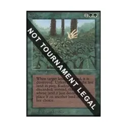 WOTC MtG Collector's Ed Kudzu (CE) (R) EX - Image 1