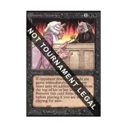 WOTC MtG Collector's Ed Demonic Attorney (CE) (R) EX - Image 1