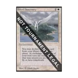 WOTC MtG Collector's Ed Island Sanctuary (CE) (R) EX - Image 1