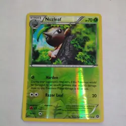 Pokemon: Nuzleaf - 10/114 - Uncommon - Reverse Holo - XY Steam Siege - Image 1