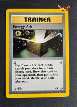 Pokemon First Edition 75/75 Energy Ark Neo Discovery NM - Image 1