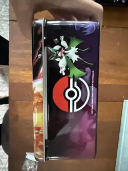 POKEMON Scarlet & Violet -CHARIZARD COLLECTORS TIN , LUNCH BOX, Empty FREE SHIP! - Image 4