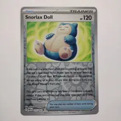 Snorlax Doll - 175/182 - Reverse Holo - Paradox Rift - Pokemon TCG - Image 1