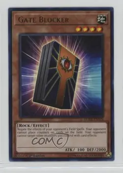 Gate Blocker (UR) 1st Ed. YuGiOh Duel Devastator #DUDE-EN029 14my - Image 1