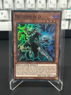 Dictator of D. - BACH-EN005 - Super Rare - 1st Edition - Yugioh - Image 1