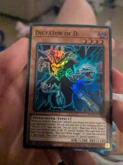 Dictator of D. - BACH-EN005 - Super Rare - 1st Edition - YuGiOh - Image 1