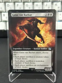 0447 Gaius van Baelsar (Extended Art) Final Fantasy Card MTG FIN - Image 1