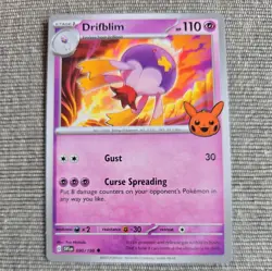 Drifblim Non Holo 2023 Trick Or Trade Pokemon TCG Card NM - Image 1