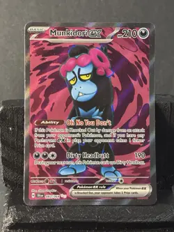 Pokemon TCG Munkidori EX 083/064 SV Shrouded Fable Holo Card - Image 1
