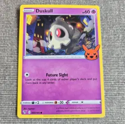 Duskull 069/185 - Trick Or Trade Stamp - Vivid Voltage - Pokemon Trading Card NM - Image 1
