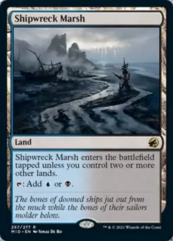 Shipwreck Marsh ~ Midnight Hunt [ NearMint ] [ Magic MTG ] - Image 1