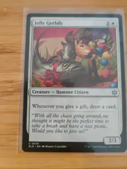 MTG Jolly Gerbils 0019 Bloomburrow M/NM Free UK P&P - Image 1