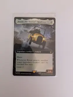 MtG Bessie, The Doctor's Roadster R Doctor Who Magic The Gathering NM/M - Image 4