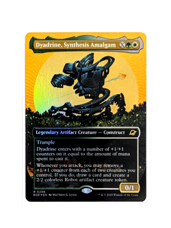 Dyadrine, Synthesis Amalgam R 0298 Borderless FOIL MTG Edge Of Eternities EOE EN - Image 1