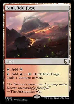 Battlefield Forge ~ Commander: Modern Horizons 3 [ NearMint ] [ Magic MTG ] - Image 1