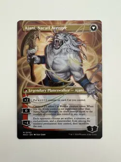 Ajani Nacatl Pariah / Avenger Borderless MTG Magic Gathering Card NM Mint MH3 - Image 2