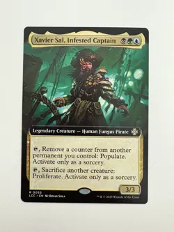 Xavier Sal Infested Captain Borderless MTG Magic the Gathering Card NM Mint LCC - Image 1