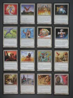 mtg magic complete full set collection visions FRENCH vf fr vision 167/167 - Image 3
