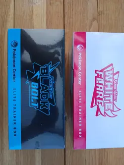Pokemon Center ETB x2 - Black Bolt & White Flare - Sealed ✅ Next day Shipping - Image 2