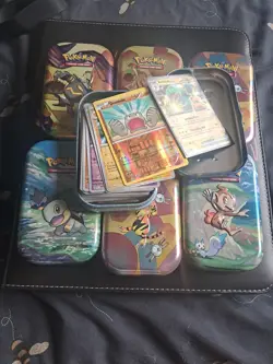 81 Pokemon Cards Joblot Bundle Mini Tin Read Description For Contents - Image 1