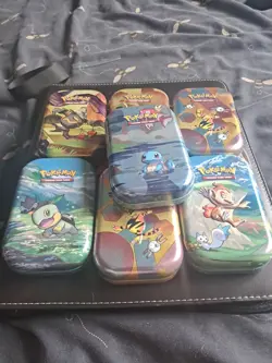 81 Pokemon Cards Joblot Bundle Mini Tin Read Description For Contents - Image 2