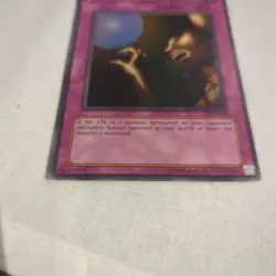YuGiOh Trap Hole 1st LP super LOB-058 Holo - Image 2