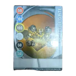 Bakugan Battle Brawler Triangle Gate Metal Card 4/48e BA351a 2008 - Image 1