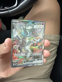 Pokemon Reshiram EX SAR White Flare Black Bolt Full Art Card English Edition - Image 1