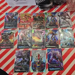 Gundam Card Game: Newtype Rising（GD01）Hits 12 Cards including R+ LR+ - Image 1