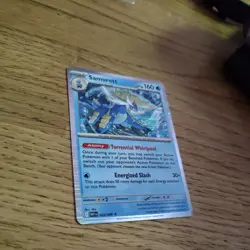 Pokemon SV Black Bolt White Flare 023/086 Samurott Rare Foil Holo NEW SET Card - Image 1