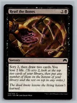 Magic The Gathering Magic Origins 4x Read the Bones #114/272 MTG TCG CCG Playset - Image 1